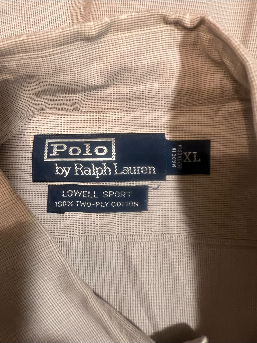 Polo by Ralph Lauren Men's Beige Long-Sleeve Button-Up Shirt - XL - Picture 3 of 3
